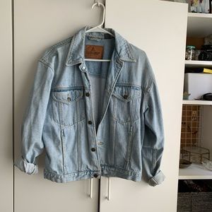 Light wash denim jacket